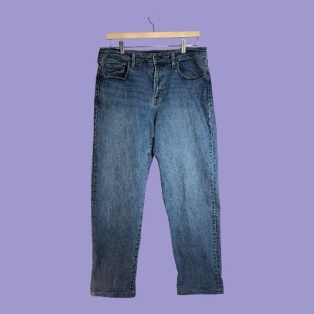 Land’s End Square Rigger Straight Leg Jeans 34 x 30